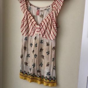 Silk and cotton Anthropologie Ric Rae tank